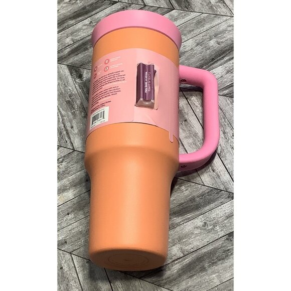 Owala Tumbler Water Bottle 40 Oz Insulated With 2-In-1 Lid Tangy Tango NO STRAW - Picture 5 of 9